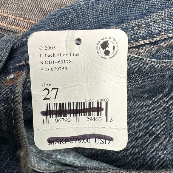 We The Free x Free People Maggie Mid Rise Straight Leg Jeans - Size 27 - Picture 11 of 11